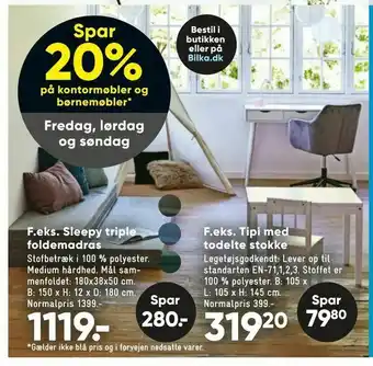 Tipi med todelte stokke