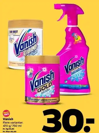 Netto Vanish 470 g/750 ml tilbud