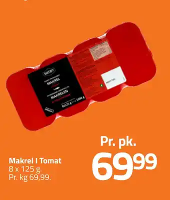 Fleggaard Makrel i tomat tilbud