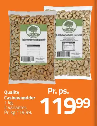 Fleggaard Quality cashewnødder tilbud