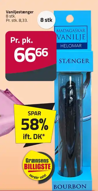 Fleggaard Vaniljestænger tilbud