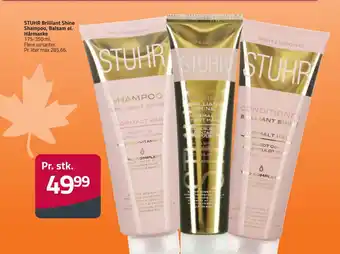 Fleggaard Stuhr brilliant shine shampoo, balsam el. hårmaske tilbud