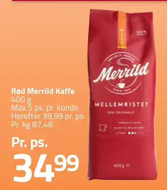 Fleggaard Rød merrild kaffe tilbud
