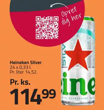Fleggaard Heineken silver tilbud