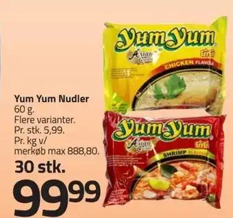 Fleggaard Yum yum nudler tilbud