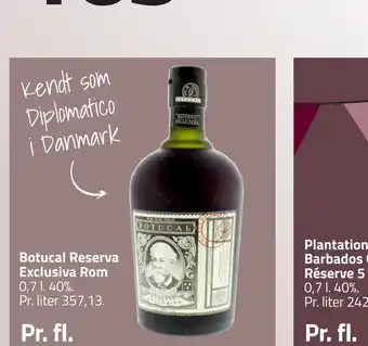 Fleggaard Botucal reserva exclusiva rom tilbud