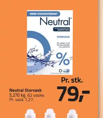 Fleggaard Neutral storvask tilbud