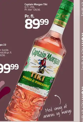 Fleggaard Captain morgan tiki tilbud