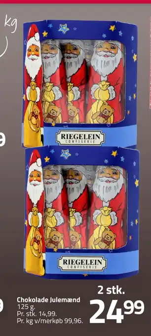 Fleggaard Chokolade julemænd tilbud