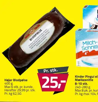 Fleggaard Højer blodpølse tilbud