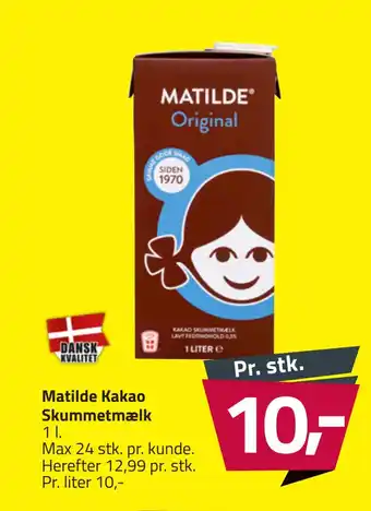 Fleggaard Matilde kakao skummetmælk tilbud