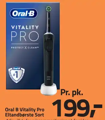 Fleggaard Oral b vitality pro eltandbørste sort tilbud