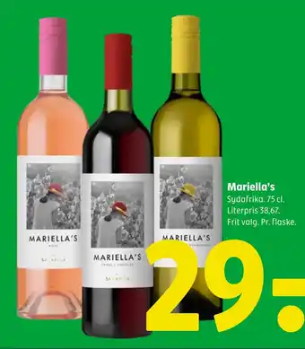 Coop 365 Mariella's tilbud