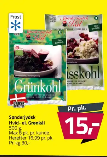 Fleggaard Sønderjydsk hvid- el. grønkål tilbud