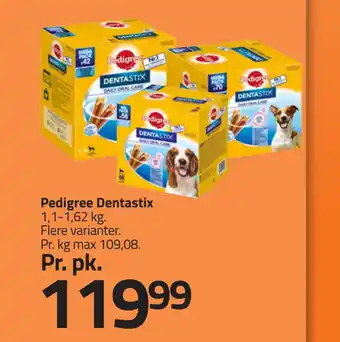 Fleggaard Pedigree dentastix tilbud