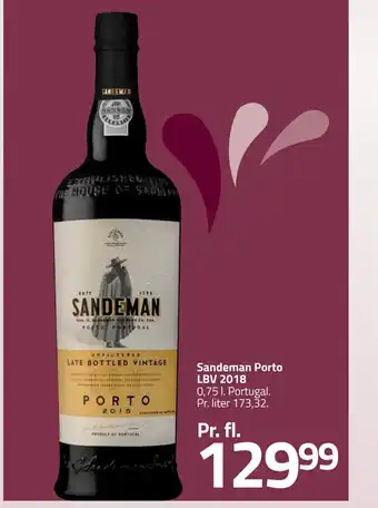 Sandeman porto lbv 2018