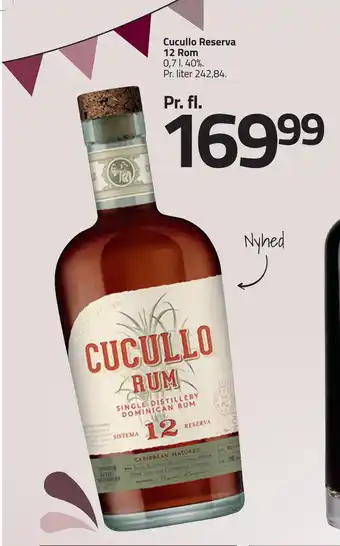 Fleggaard Cucullo reserva 12 rom tilbud