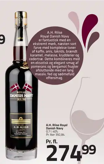 A.h. riise royal danish navy