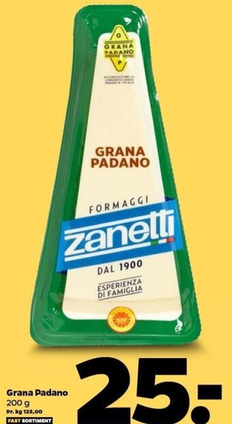 Netto Grana Padano 200 g tilbud