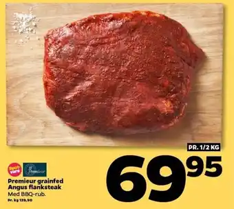 Netto Premieur Grainfed Angus Flanksteak 1/2 kg tilbud