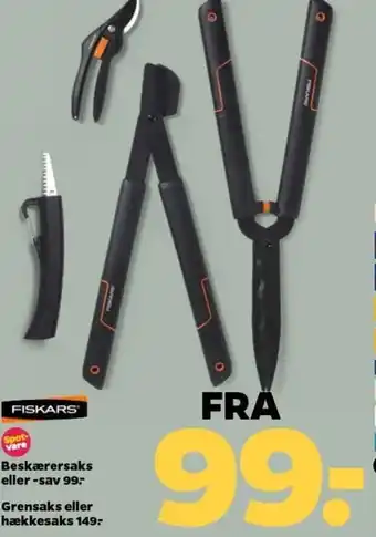 Netto Fiskars Beskærersaks tilbud