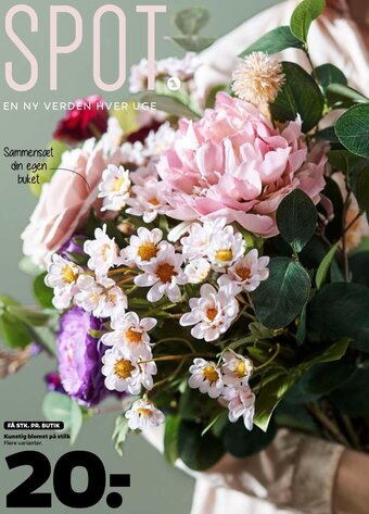 Netto Kunstig Blomst På Stilk tilbud