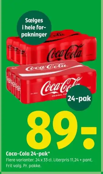 Coop 365 Coca cola zero cola tilbud