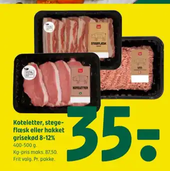 Coop 365 Coop grisekoteletter tilbud