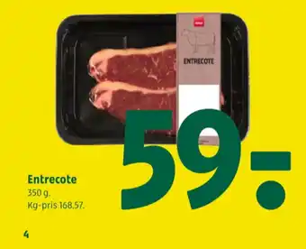 Coop 365 Coop okseentrecotes tilbud