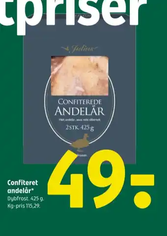 Julius confiteret andelår