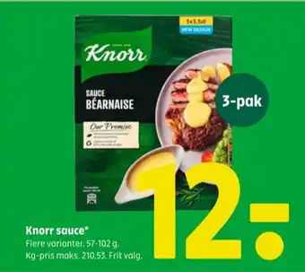 Coop 365 Knorr sauce pulver tilbud
