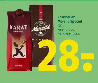 Specialristet kaffe formalet