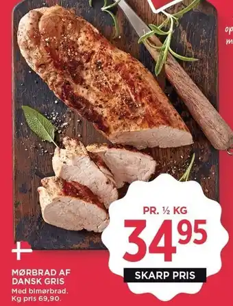 MENY Mørbrad af dansk gris tilbud