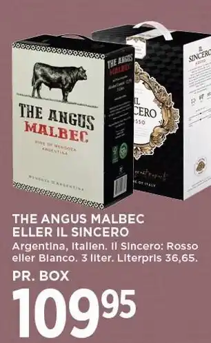 MENY The angus malbec eller il sincero tilbud