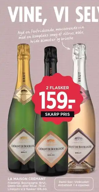 MENY La maison crémant tilbud