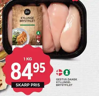 MENY Gestus dansk kyllingebrystfilet tilbud