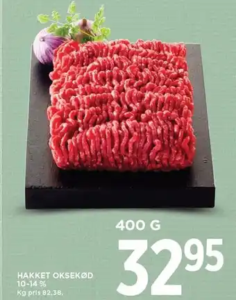 MENY Hakket oksekød 10-14 % tilbud