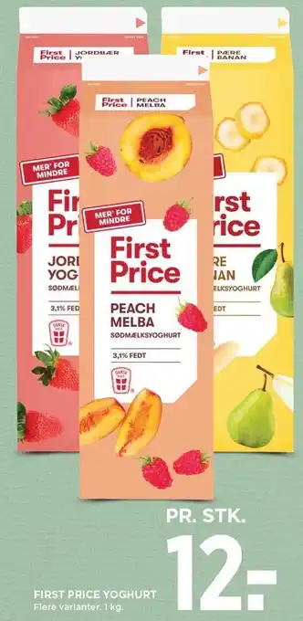 MENY First price yoghurt tilbud
