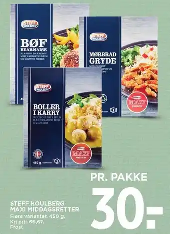 MENY Steff houlberg maxi middagsretter tilbud