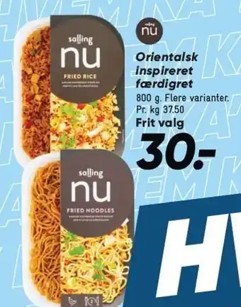 Bilka Orientalsk inspireret færdigret tilbud