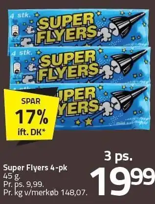 Fleggaard Super flyers 4-pk 3 ps tilbud
