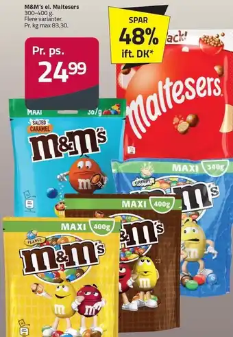 Fleggaard M&m's el. maltesers tilbud