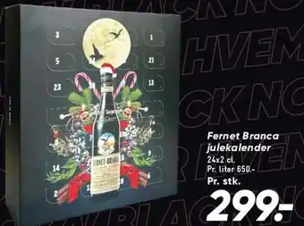 Bilka Fernet branca julekalender tilbud