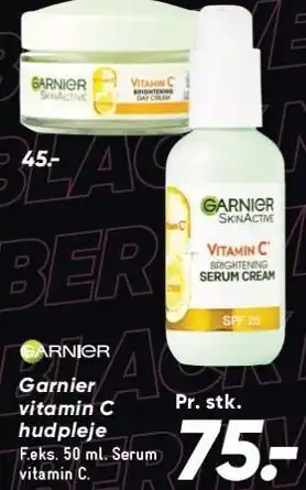 Bilka Garnier vitamin c hudpleje tilbud