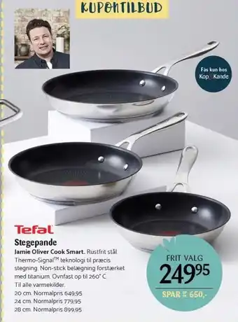 Kop & Kande Tefal stegepande tilbud