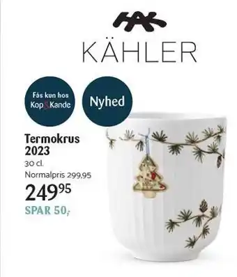 Kop & Kande Termokrus 2023 tilbud