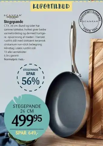 Kop & Kande Scanpan stegepande tilbud