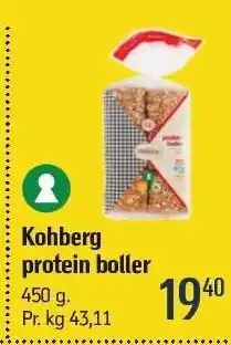 Føtex Kohberg protein boller tilbud