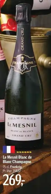 Føtex Le mesnil blanc de blanc champagne tilbud