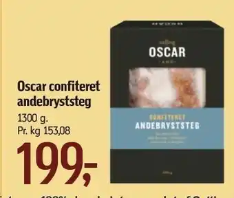 Føtex Oscar confiteret andebryststeg tilbud